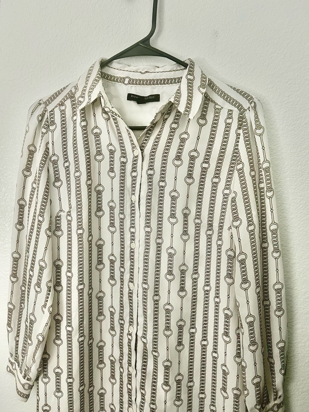 Banana Republic chain print t shirt dress